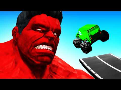 RED HULK vs CARS