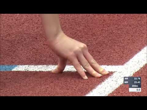 Karolina Mitanova HMCR 2021 OSTRAVA rozběh 200m