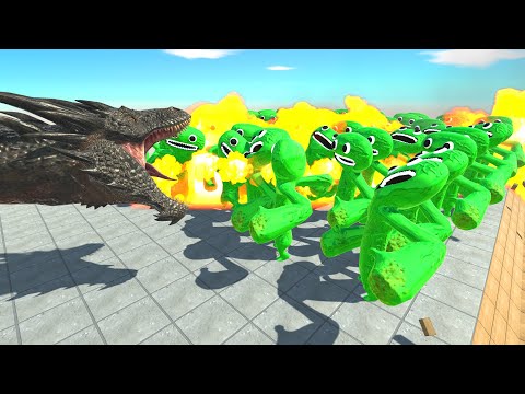 Dragon Attacks and Burns All Creepy Monsters - ARBS