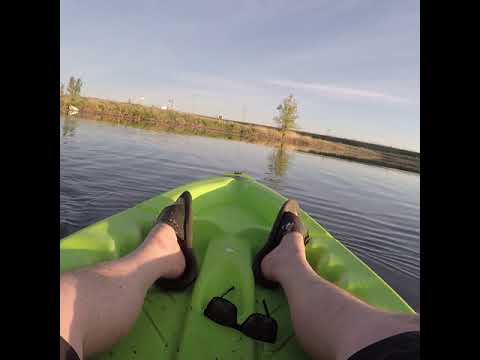 EXTREME Rainbow Trout Fishing In My Kayak! #Shorts