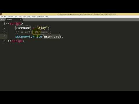 Javascript Tutorial In Hindi 3 Print Values Using Document Object Console Object Alert Box