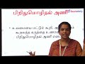 அணி இலக்கணம் பிறிதி மொழிதல் அணி