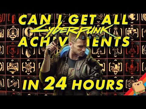 I Try to Get All 57 Achievements In CYBERPUNK In Under 24 Hours.
