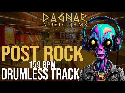 Post Rock - DRUMLESS TRACK | 159 BPM | Play Along for Drummers