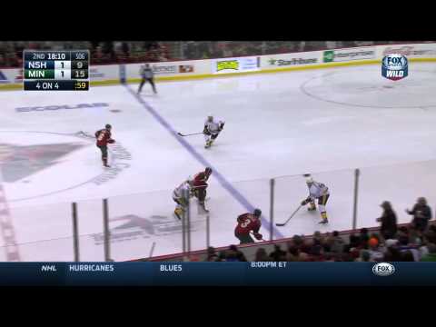 Game #614 Nashville Predators @ Minnesota Wild 3-1 Highlights (10.01.2015)