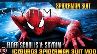 The Elder Scrolls V: Skyrim - Iceburgs Spiderman Suit Mod
