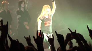 Arch enemy - Outro: Sexy  Angela Gossow showing her Bra en lovely  Behind:)