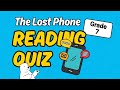 Grade 7 Reading Comprehension Quiz With Answers Test Your Skills