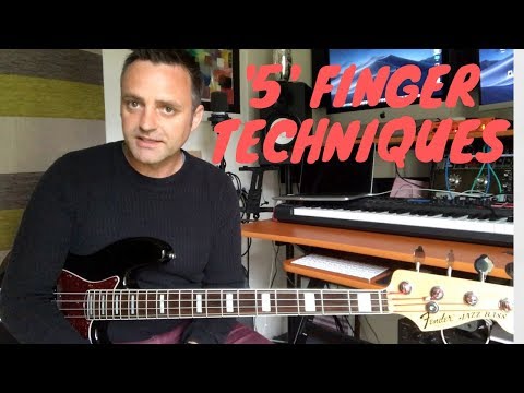 5 Essential Finger Techniques For Bass Guitar.