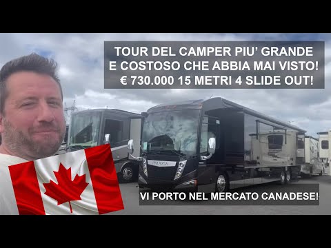 Tour del mercato camper Nord Americano