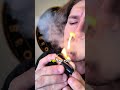 Weird ways to light a blunt