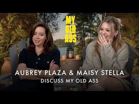 Thumbnail of the video: Aubrey Plaza watches Maisy Stella while she sleeps - MY OLD ASS interview