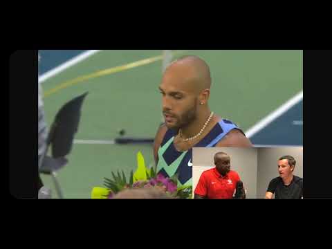 Carl Lewis breaking down Jacob's 60M victory