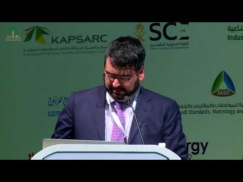 Dr. Ramteen Sioshansi speaking at the Saudi Electricity Forum 2017