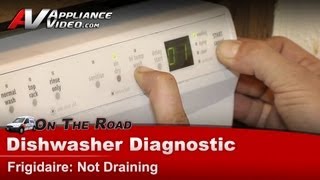 Frigidaire Dishwasher Repair - Not Draining - Drain Pump