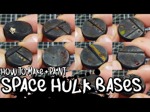 How to Make and Paint Space Hulk/Spaceship Bases