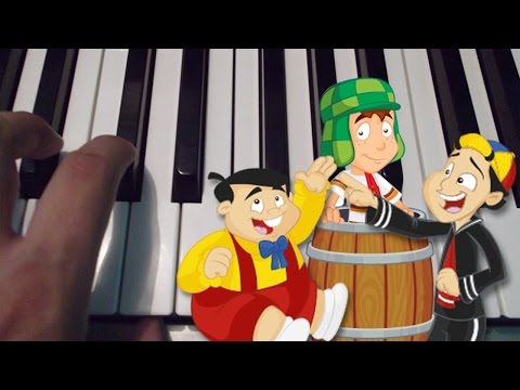 El Chavo - Intro - Piano Tutorial - Notas Musicales - Cover Video