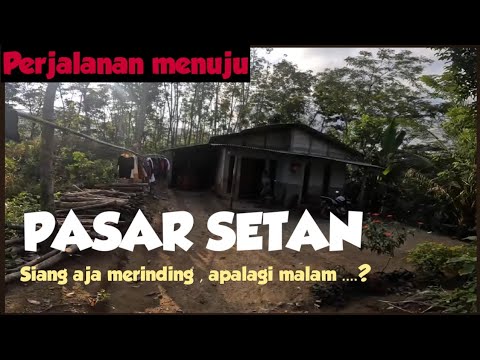 The journey to the village of PASAR DETAN - THE MOST QUIET! Horrifying!! WONOSOBO to South Banjar...