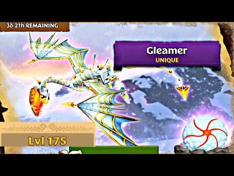 GLEAMER MAX LEVEL 175 TITAN MODE - Exclusive Sword Stealer - Dragons: Rise of Berk
