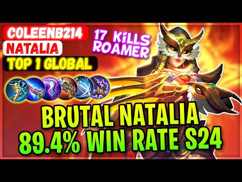 89.4% Win Rate Natalia King [ Top 1 Global Natalia ] Coleenb214 - Mobile Legends Gameplay And Build.