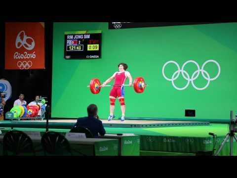 Rim Jong Sim(PRK) 121Kg Snatch (Attempt3)