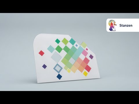 Druckveredelung bei Pinguin Druck - Stanzen