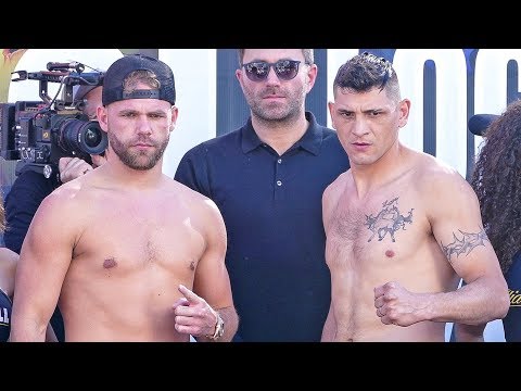 Billy Joe Saunders vs. Marcelo Esteban Coceres FULL WEIGH IN & FINAL FACE OFF | KSI v Logan Paul 2