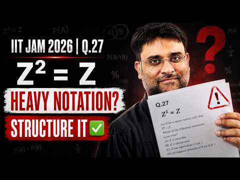 IIT JAM 2026 Q27 Solved — Matrices