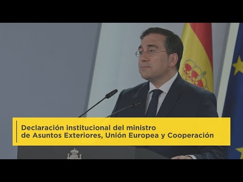 Albares anuncia la llamada a consultas de la embajadora española en Argentina