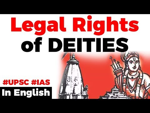What legal rights do deities enjoy in India? Know the difference in Natural Person & Juristic Person