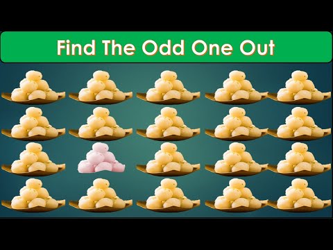 Find The Odd One Out in These Pictures? How Good Your Eyes#40 |Find The Odd emoji | Fruit Game|
