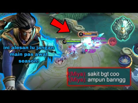SOLO RANKED AWAL SEASON EPICAL GLORY BIKIN SETRESS? IYAA COKK!! Mobile Legends