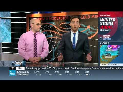Winter Storm Jonas: 1/22 9pm-1am on The Weather Channel