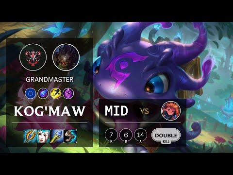 Kog'Maw Mid vs Zoe - EUW Grandmaster Patch 10.16