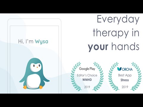 Wysa: Anxiety, therapy chatbot video