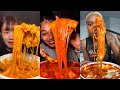 TIKTOK Tteokbokki Mukbang Compilation Giant Rice Cakes Rosé Tteokbokki Buldak Tteokbokki More