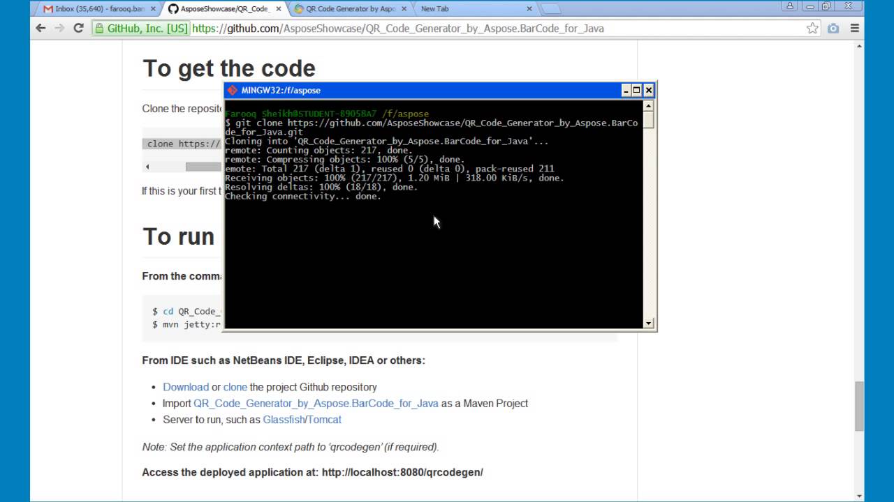 QR Code Generator by Aspose.BarCode for Java