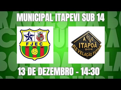AO VIVO - FORÇA JOVEM X ITAPOÃ - GRANDE FINAL MUNICIPAL ITAPEVI SUB 14