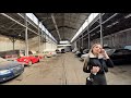 Abandoned Car Collection In Massive Warehouse