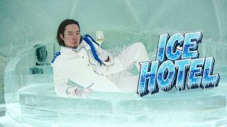 얼음속에서 하루..일본 아이스 호텔 체험기🧊 (얼음 술집, 얼음 식당, 얼음 카페, 홋카이도,스노우프린스)