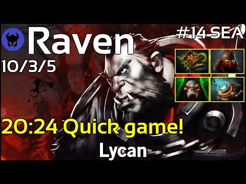 20:24 Quick game! Raven [GeekFam] plays Lycan!!! Dota 2 7.22