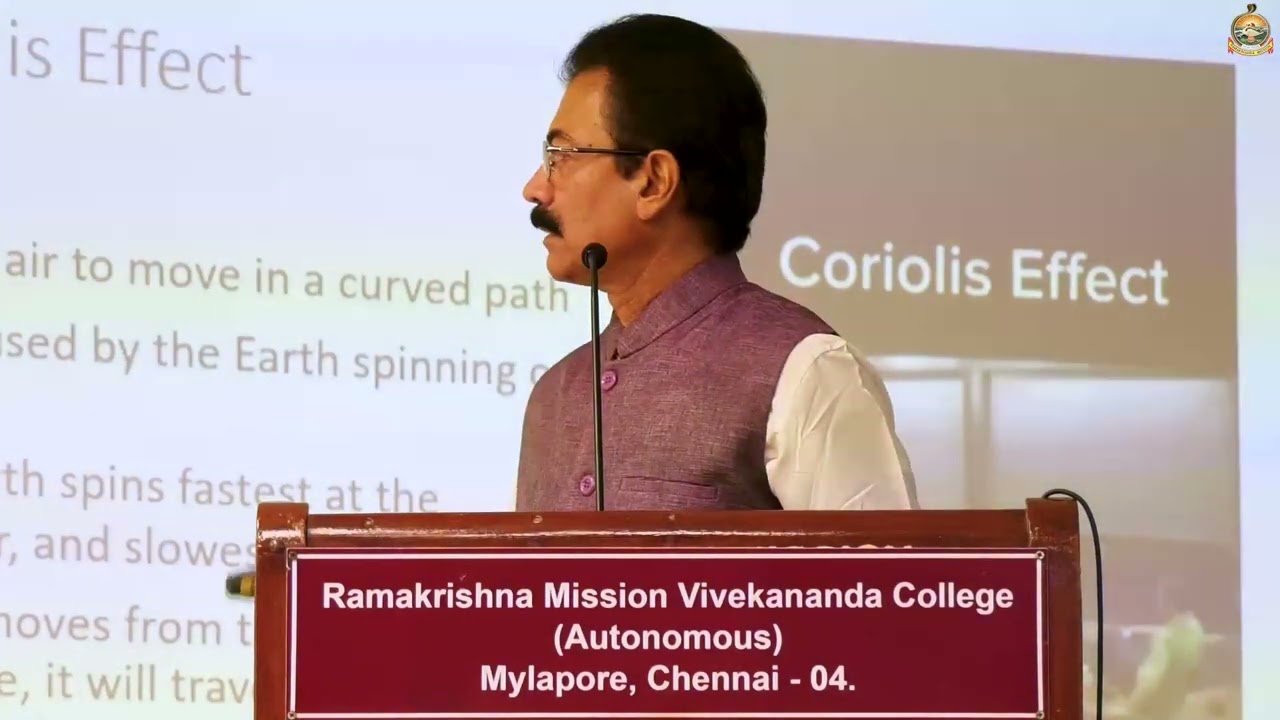 Earth Systems | Dr. R Venkatesan | RKMVC