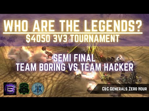 $4050 Twilight Flame Tournament | Team Boring vs Team HaCkeR | Semi Final | C&C Zero Hour