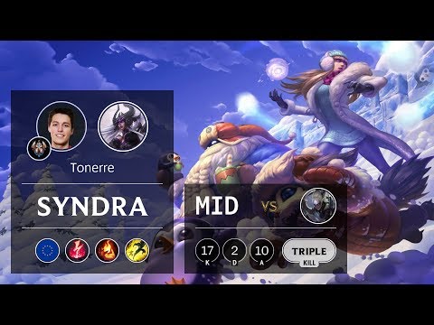 Syndra Mid vs Diana - EUW Challenger Patch 9.20