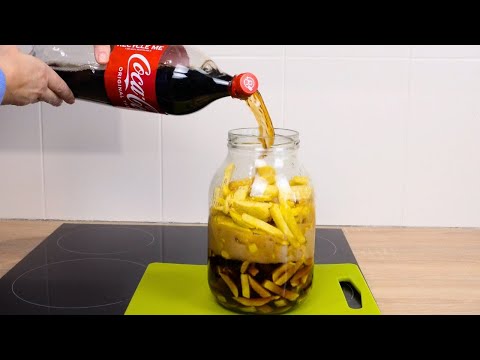 Pommes mit Cola übergießen. Besser als McDonald's. Probier dieses überraschende Rezept aus