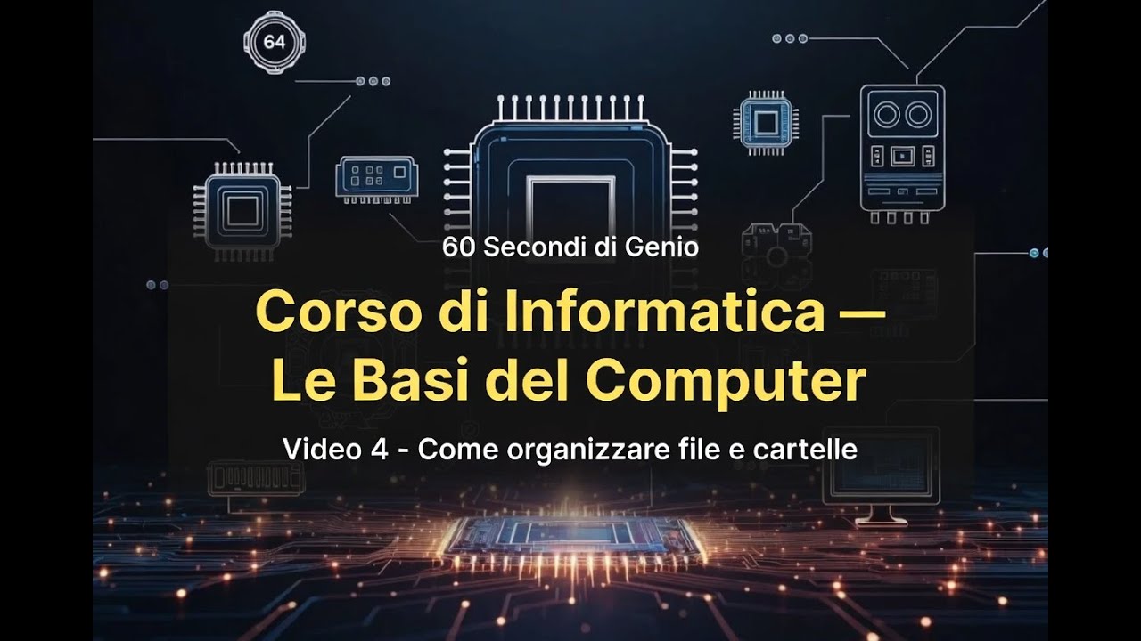 Corso Informatica #4 — Come organizzare file e cartelle