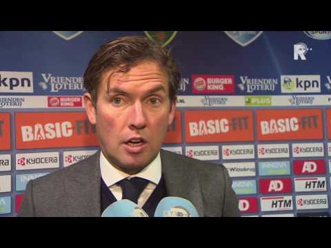 Trainer Alex Pastoor na afloop van duel in Den Haag