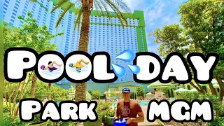 Our FIRST TIME 👙 Park MGM Pool 2022!