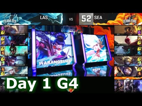 LAS vs SEA | 2016 LoL IWC All-Stars in Barcelona Group Stage Day 1 | FIRE vs ICE