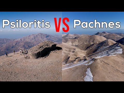 Psiloritis vs Pachnes - Which mountain of Crete should you climb?